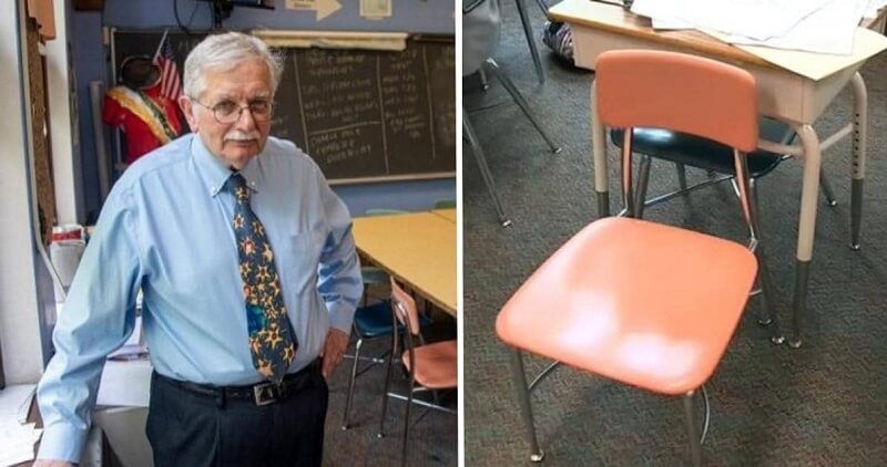 A tanár 50 évig üresen tartott egy széket